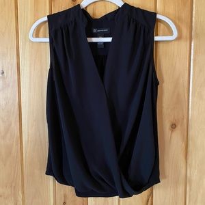 INC International Concepts Petite Women’s Black Tank Top